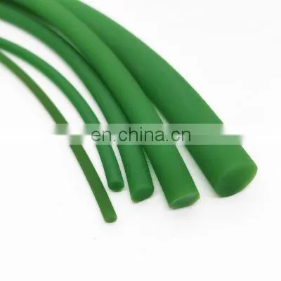 Transmission Round Belt Green Rough Round Polyurethane PU Round Belt Tempering Furnace Accessories Sewing Machine Belt photo-2