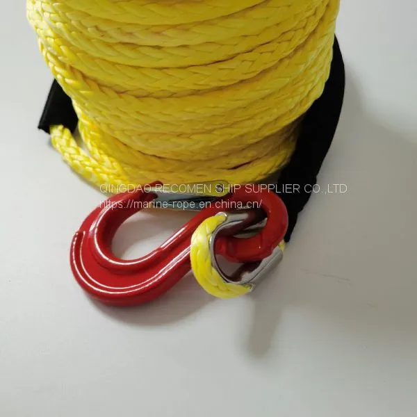 RECOMEN Good Quality Braid Boat Winch Ropes Car Pulling Rope Winch Synthetic Winch Rope Lifespan for Atv Utv photo-4