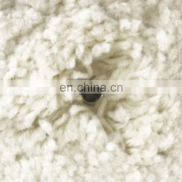7 Inch 100% Wool Hook and Loop Polishing Pad Single Size and Double Size photo-6