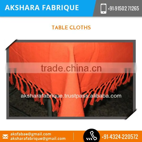 Soft and Skin-Friendly Nature 100% Cotton Table Cloth Price photo-5