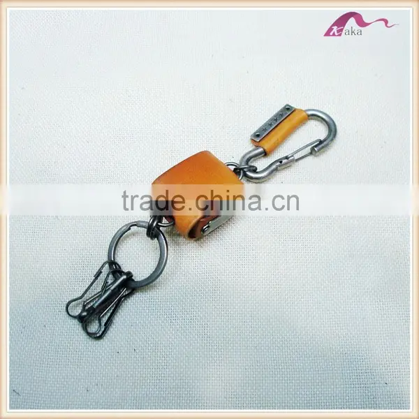 Personalized Men Leather Keychains For Multiple Keys Promotional photo-5