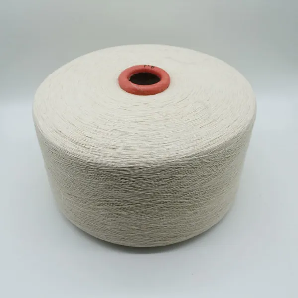 Ne8s/1 Raw White of Labor Insurance Glove Yarn Recycled Polyester Yarn Manufacturers Supply