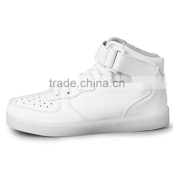 2016 New Fashion Athletic Men and Women Running Shoes Led Shoes,no Lace Canvas Shoes for Adults or Kids photo-5