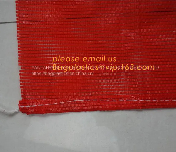 PE Raschel Mesh Net Bag,Fruit Vegetable Potato Bag / PP PE Mesh Bag / Raschel Leno Mesh Bag for Packing Onions Potatoes photo-2