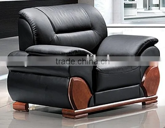 Oupusen 1 1 3 Black Home Wooden Sofa Set photo-2