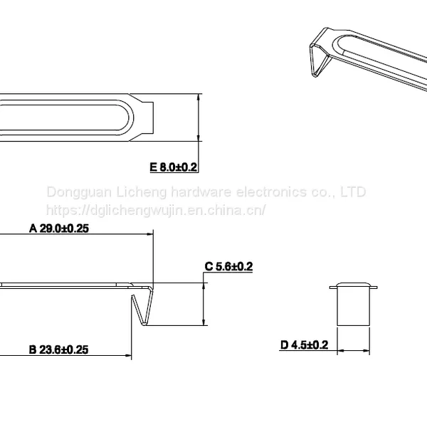 Chinese Suppliers SUS301 Stainless Steel Transformer Clips. photo-3