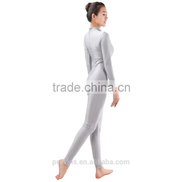 Turtle-neck Long Sleeve Ankle Length Dance Unitard, Gymnastics Unitard (UA002) photo-3