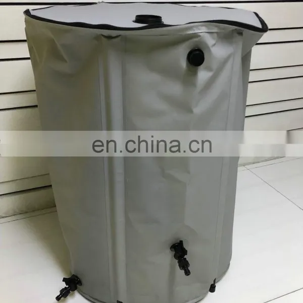 Hot Selling Portable Foldable Collapsible 100L 40*78 Rain Water Barrel Collector for Garden photo-3