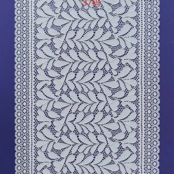 Lace Accessories 8-13cm Wide Floral Stretchy Lace Elastic Trim Fabric for Garment & DIY Craft Supply photo-3