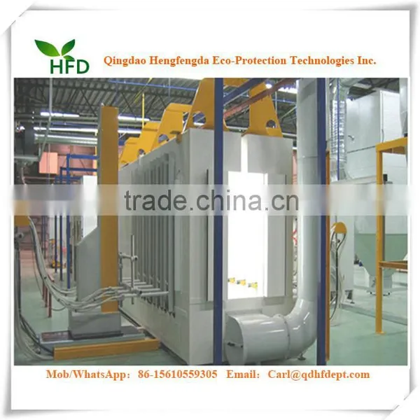 Natural Gas Heating Power New Vertical Powder Coating Line Equipment photo-2