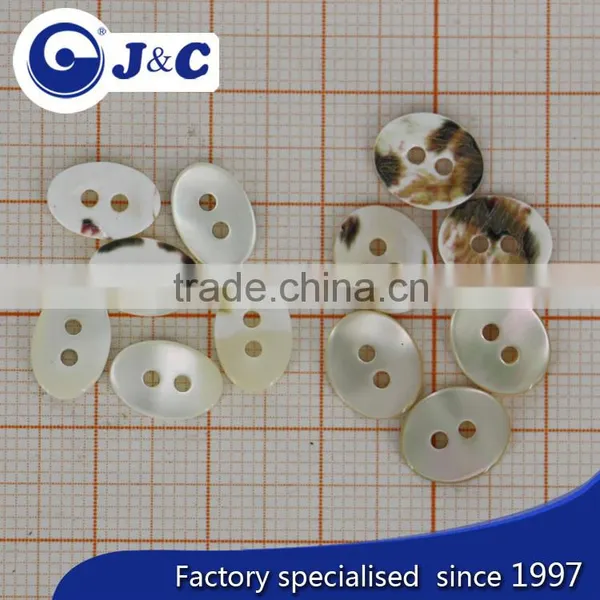 2 Holes Coloring River Shell Buttons With Logo Customize photo-5