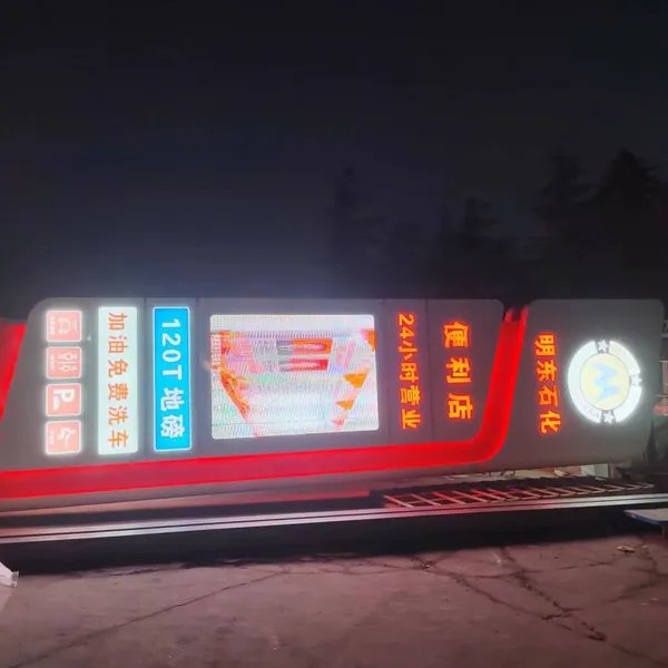 Gas Station Advertising Light Signs, Brand Poles, Can be Customized in Size photo-5