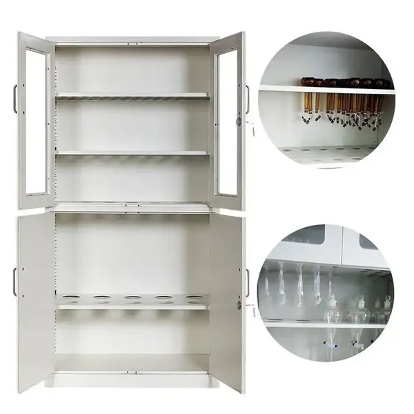 All-Steel Medicine Cabinet Reagent Cabinet Laboratory Glassware Cabinet School and Hospital Instrument Cabinet photo-2