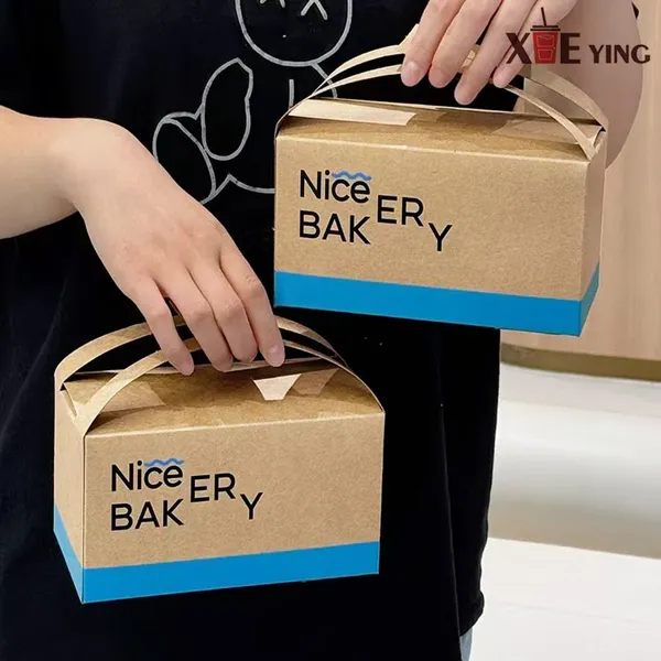 Custom Paper Fast Food Fried Chicken Take Out Burger Boxes Cardboard French Fries Fried Chicken Wing Paper Packaging Box Design photo-5