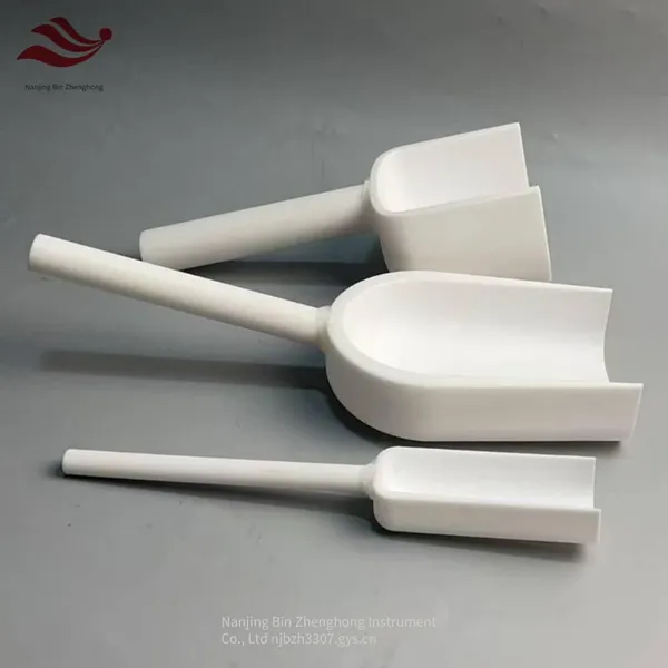 Polytetrafluoroethylene Precipitation Shovel for Collecting Wet Crystals, High-purity Sample Dispensing Spoon, Ptfe Medicine Collecting Spoon, Customizable photo-4