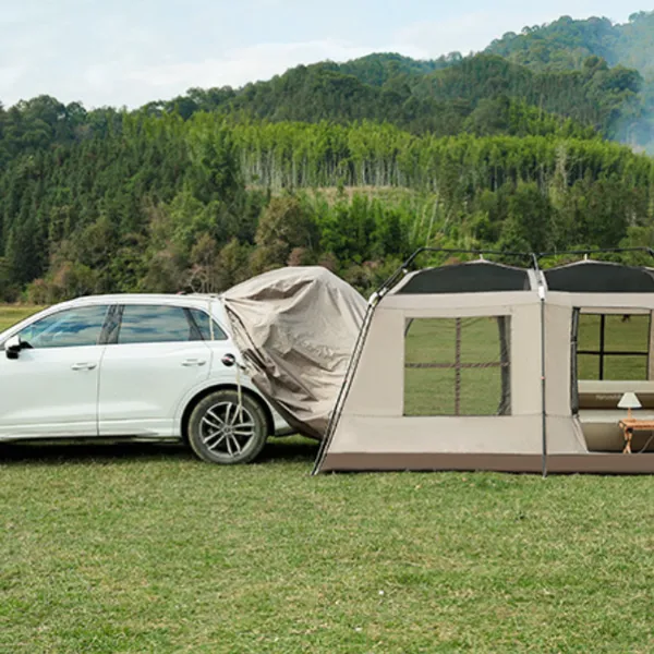 4-Season Waterproof Camping Tent With 3000mm PU Coating & Aluminum Poles photo-4