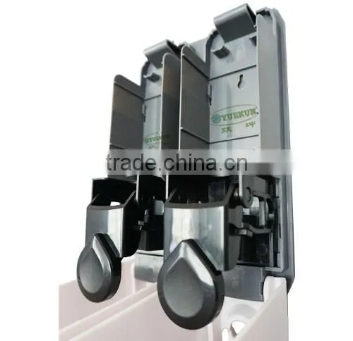New 700ml Double Soap/Shampoo Dispenser Lotion Pump Action Wall Mounted Shower YK1051 photo-4