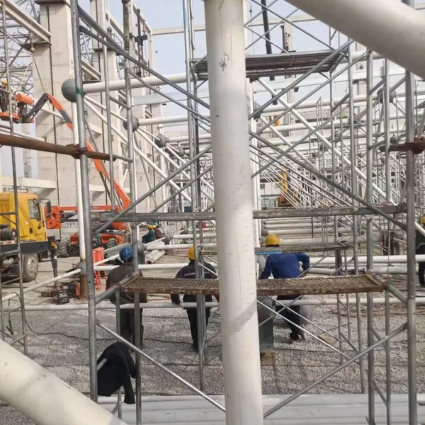 Wr2012 - Wr10030 Welded Hollow Sphere Grid Structure Roof Project, Manufacturer of Welded Sphere Grids, Fabrication, Installation and Hoisting of 60 - 325mm Pipe Trusses photo-4