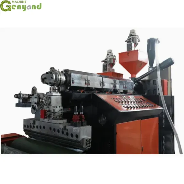 LLDPE LDPE Single Layer or Double Layer Stretch Wrap Film Making Machine photo-3