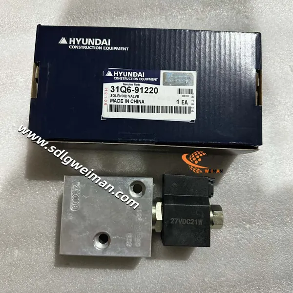 Hyundai Excavator Parts Genuine 3106-91220 Valve-Solenoid for R210LC7 photo-3