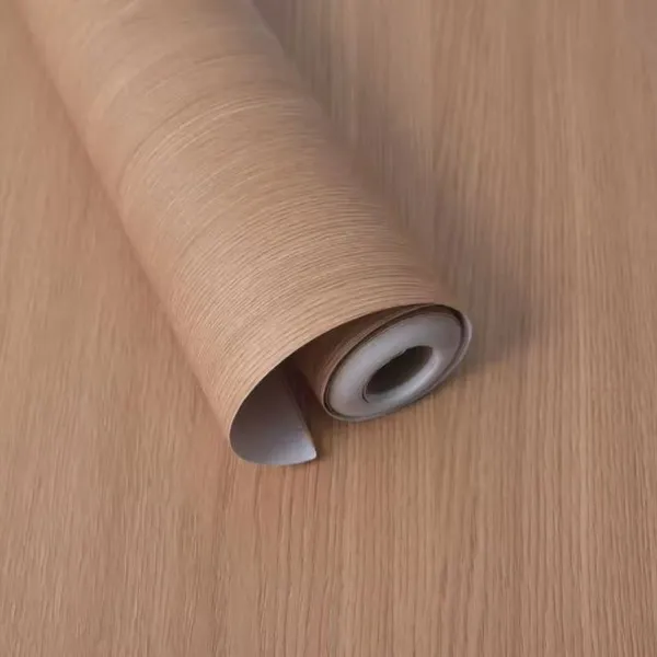 High-quality Wood Textured PVC Furniture Films Self-Adhesive Interior Modern Design Decorative Film photo-3