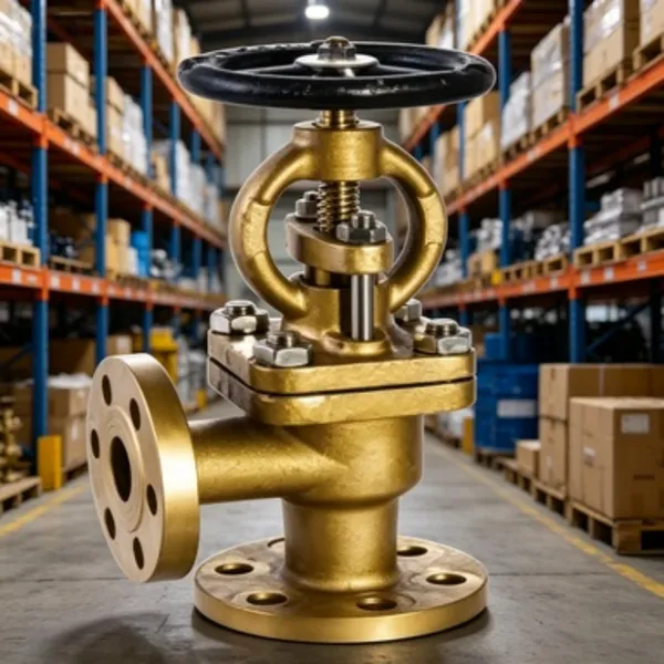 GB/T587 Certified Marine Bronze Flanged Stop Valve With Fire-Safe Design photo-3