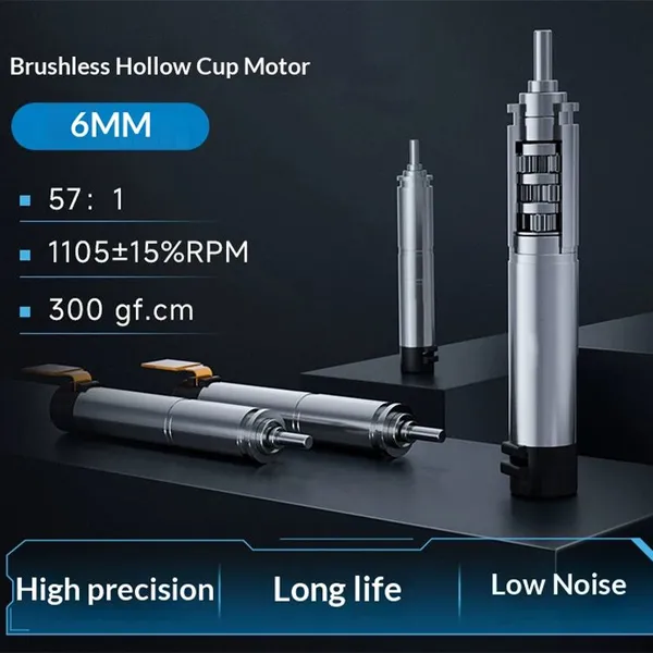 6mm High Performance Reduction Motor Active Implant Micro System Module High Speed Coreless Cup Reduction Motor