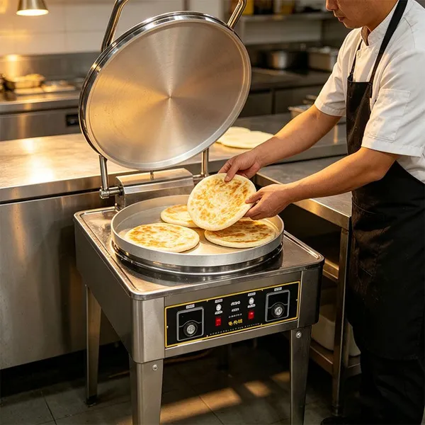 Professional DBD-D53 Flatbread Baker Machine 5KW Electric Pancake Griddle With Overheat Protection for Breakfast Shops photo-5