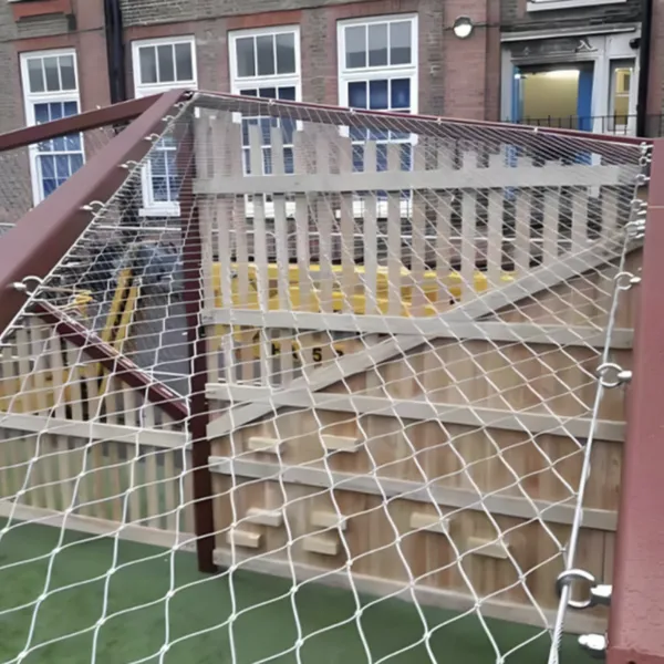 Wire Reinforced HDPE Stainless Steel Reinforced Anti Cat Balcony Safety Fence Mesh Net Kit Enclosure Transparent Nylon Invisible photo-4