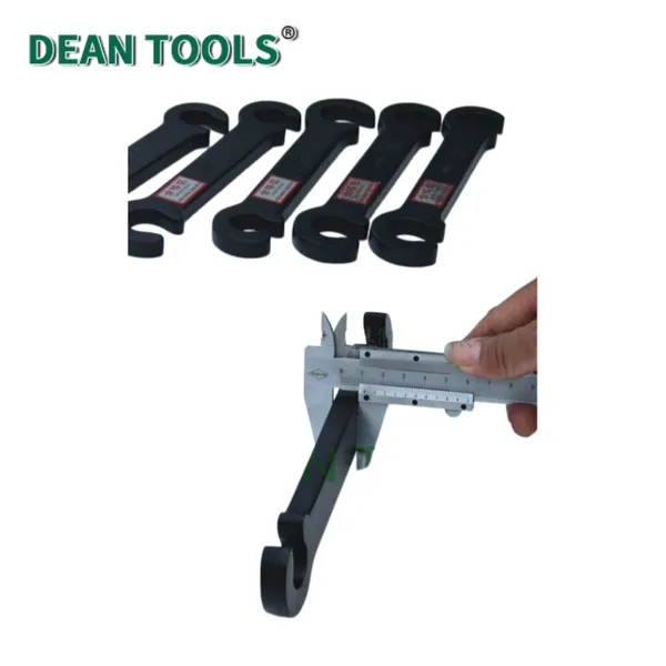 Heavy-Duty Steel Double C Type Wrench,Double C-Type Design,C-Type Open End Design,Dual Head Structure photo-2