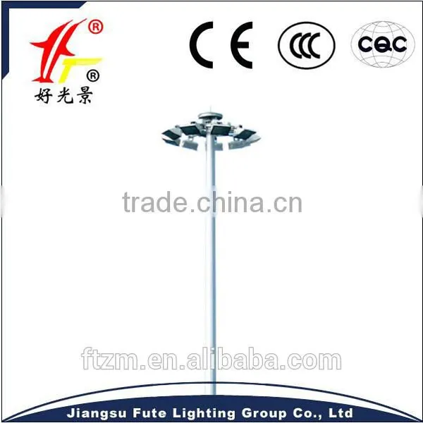 Retrofited Style & Top Heat Dissipation Solar Led High Mast Lighting With LED Fixtures & Auto Lifting System photo-6