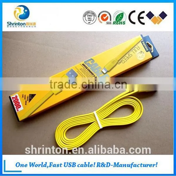 REMAX Brand USB Micro Cable Sync Cable For Iphone 6 5S Samsung HTC photo-3