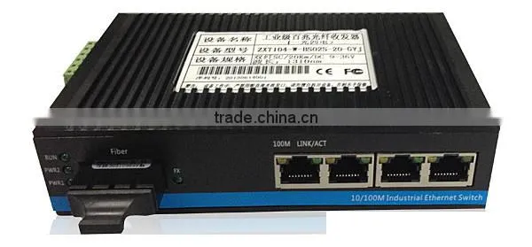 Industrial Fiber Media Converter 4*10/100M Base-TX and 2*100M Base-FX photo-5
