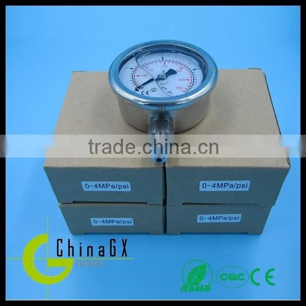 PGV Series All Stainless Oil Filled Pressure Gauge Manometer photo-6