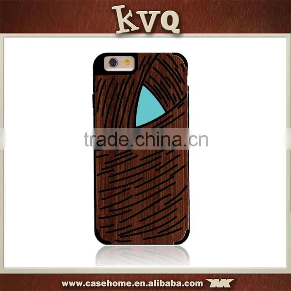 Natural Wood Wooden Hard Case Cover Protect Pattern For Apply Iphone 5s 6 photo-5