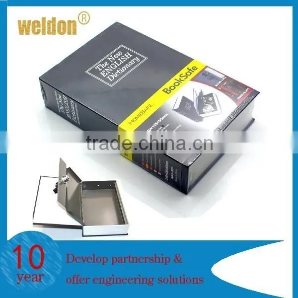 Customized Decorative Hardpaper Book Box , Book Safe Box photo-5