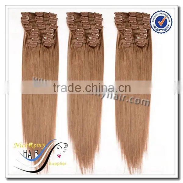 100% Human Virgin Hair Brazilian Remy Clip Hair Extension Quality Choice photo-5