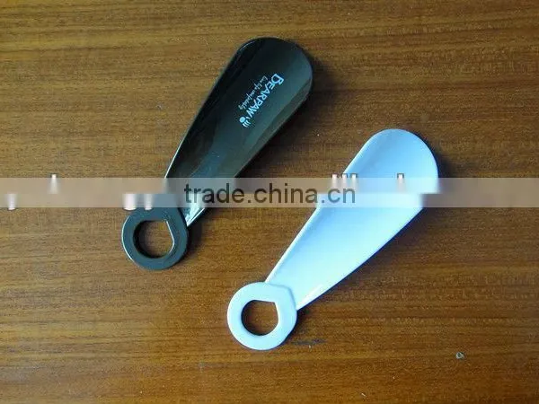 Cheap Plastic Black Short Disposable Custom Good Quality Hotel Shoe Horn