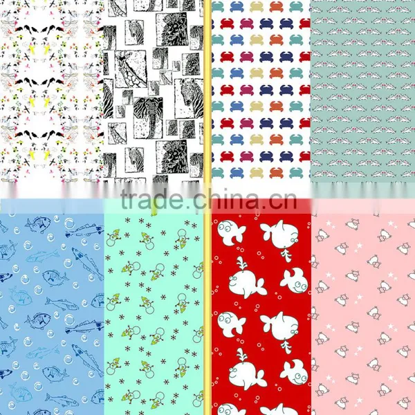 Printed Underwear Fabric /Lovely Animal Pattern Design Printing Fabric for Underwear