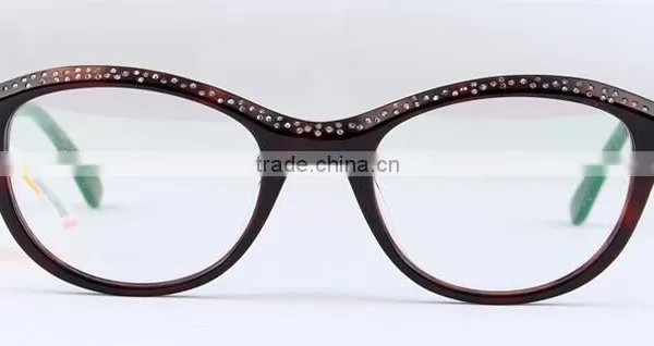 OEM Fashion High Quality Women Acetate Eyewear Optical Frame photo-2