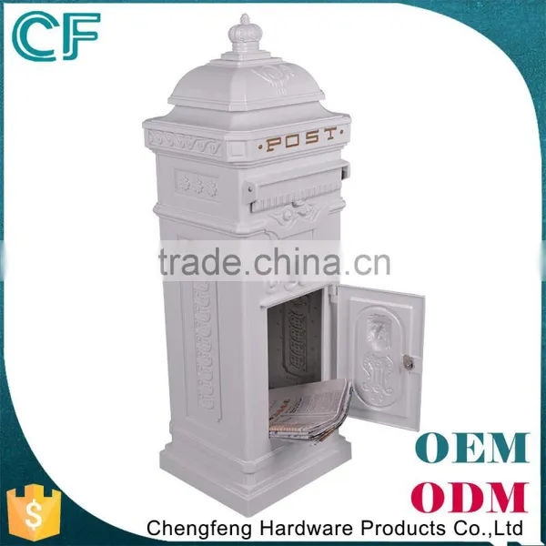 The Most Popular Style In Europe High Output Residential Outdoor Garden Aluminum Mailbox From China photo-2