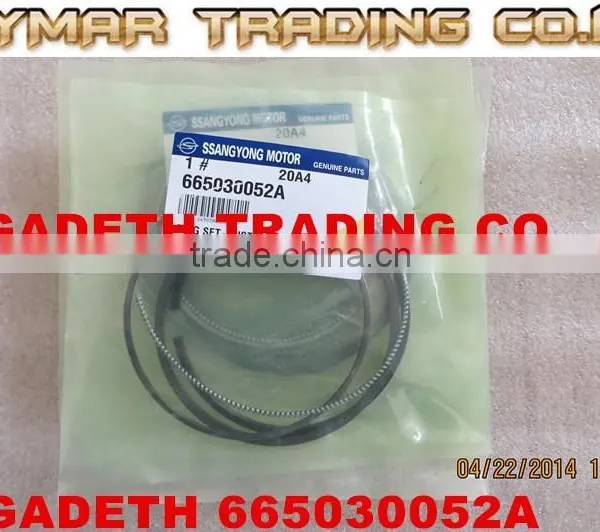 SSANGYONG Piston Ring Set 665030052A, A665030052A