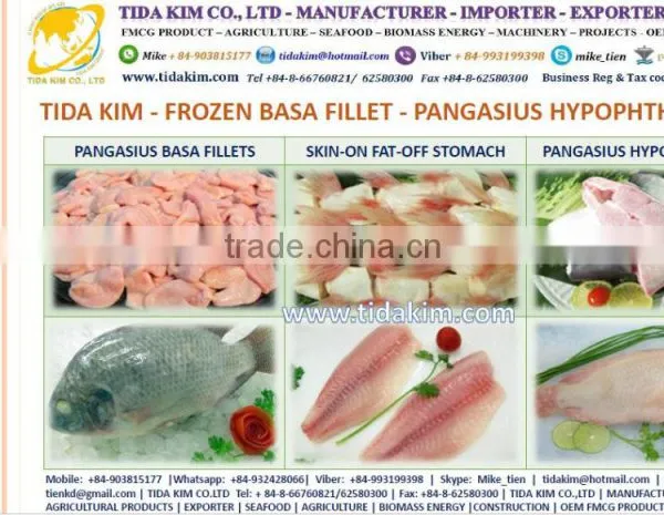 PANGASIUS HYPOPTHALMUS -TAPILA FROZEN BASA FILLLET - TIDA KIM - BLACK TIGER SHRIMP LIVE FROZEN LOBSTER P - MAKEREL FISH MAW photo-2