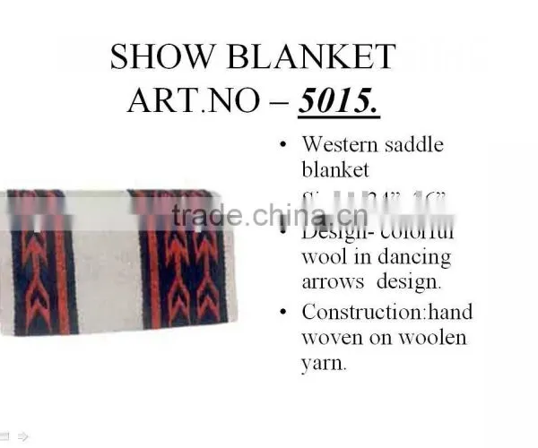 SADDLE BLANKET