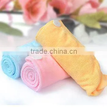 [LJ Towel] Quick Dry Ultra Cheap Price Microfiber Hair Drying Towel Turban Towels Wrap China photo-3