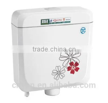 Sanitary Ware Double Push Top Toilet Tank