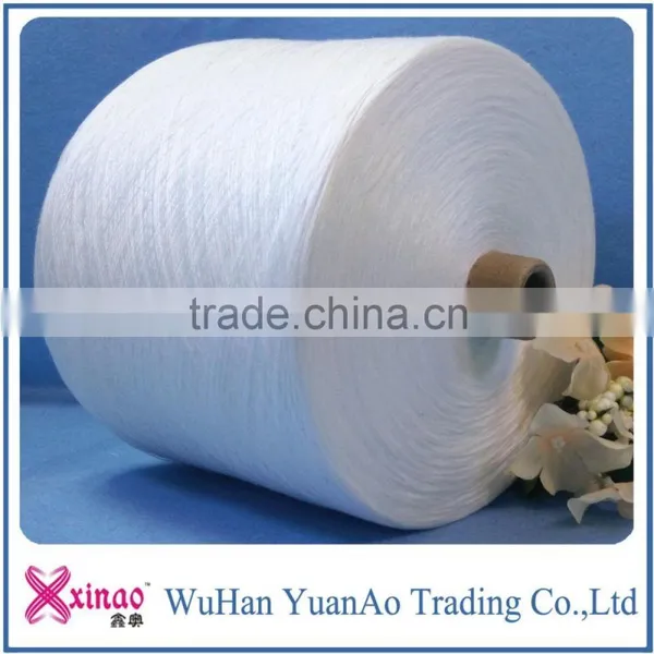Bright Short Fiber Ring Spun Polyester Yarn photo-2