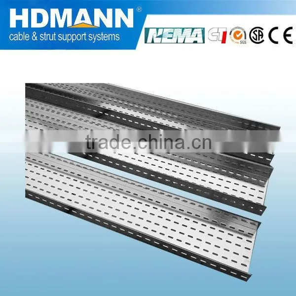Fireproof Perforated through Cable Tray for cable support