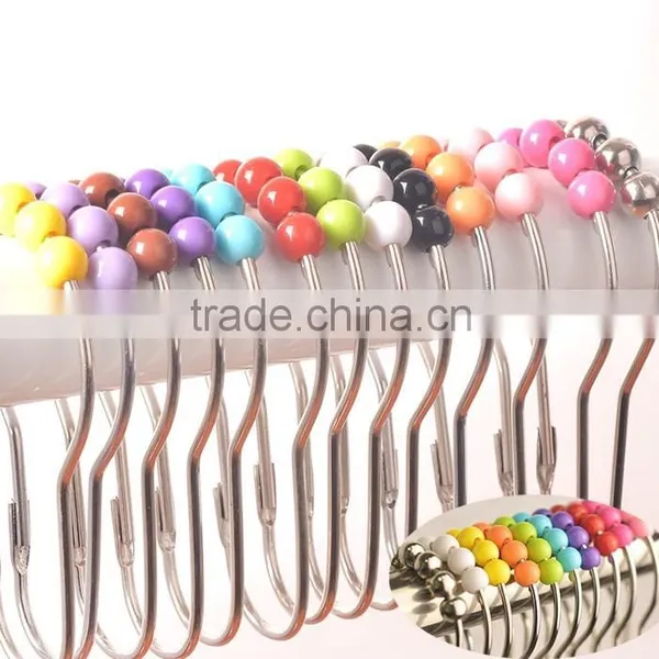 Shower Curtain Hooks / Shower Curtain Hooks, Chrome, 12-Pack /Curtain Accessories - Shower Curtain Hooks photo-5