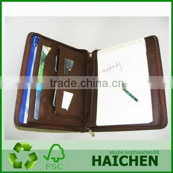 Leather Mini Tablet Briefcase / For Leather Portfolio Case photo-2